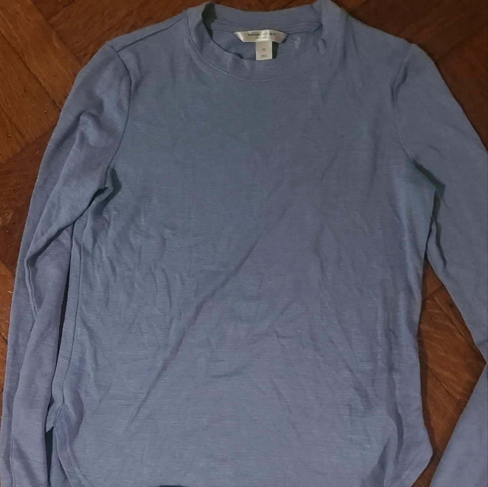 NEW XS BANANA REPUBLIC JERSEY LONG SLEEVE NEW